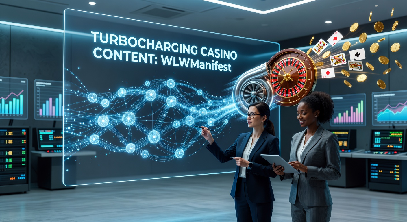 Schermafbeelding van een geoptimaliseerde WLWManifest-configuratie voor snelle casino-blogpublicatie op WordPress