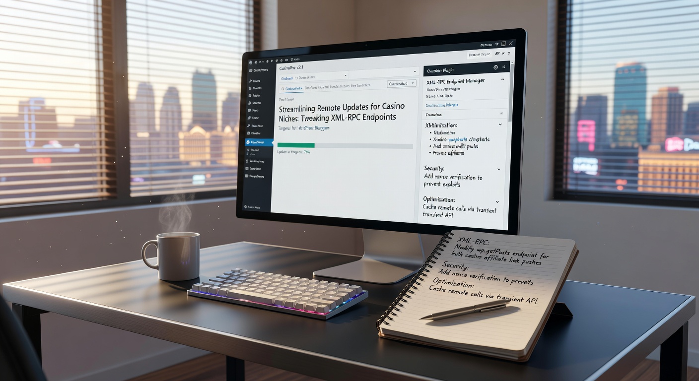 Voorbeeld van een custom WLW manifest bestand in een WordPress theme map, met focus op casino-blog integratie